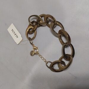 ALFANI GOLD TONED LINK BAR‎ BRACELET